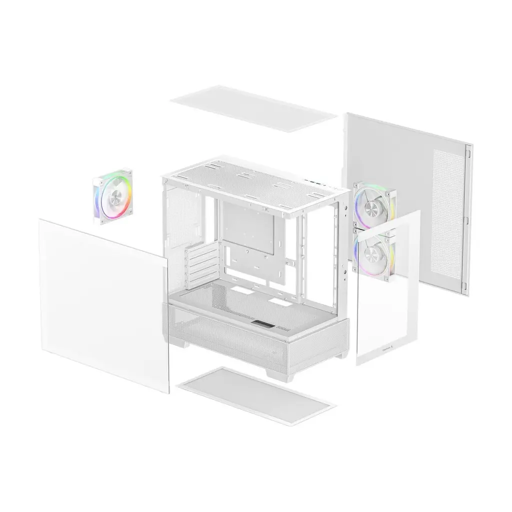 Корпус для ПК Deepcool CG380 3F White (R-CG380-WHAGM3-G) - фото 2