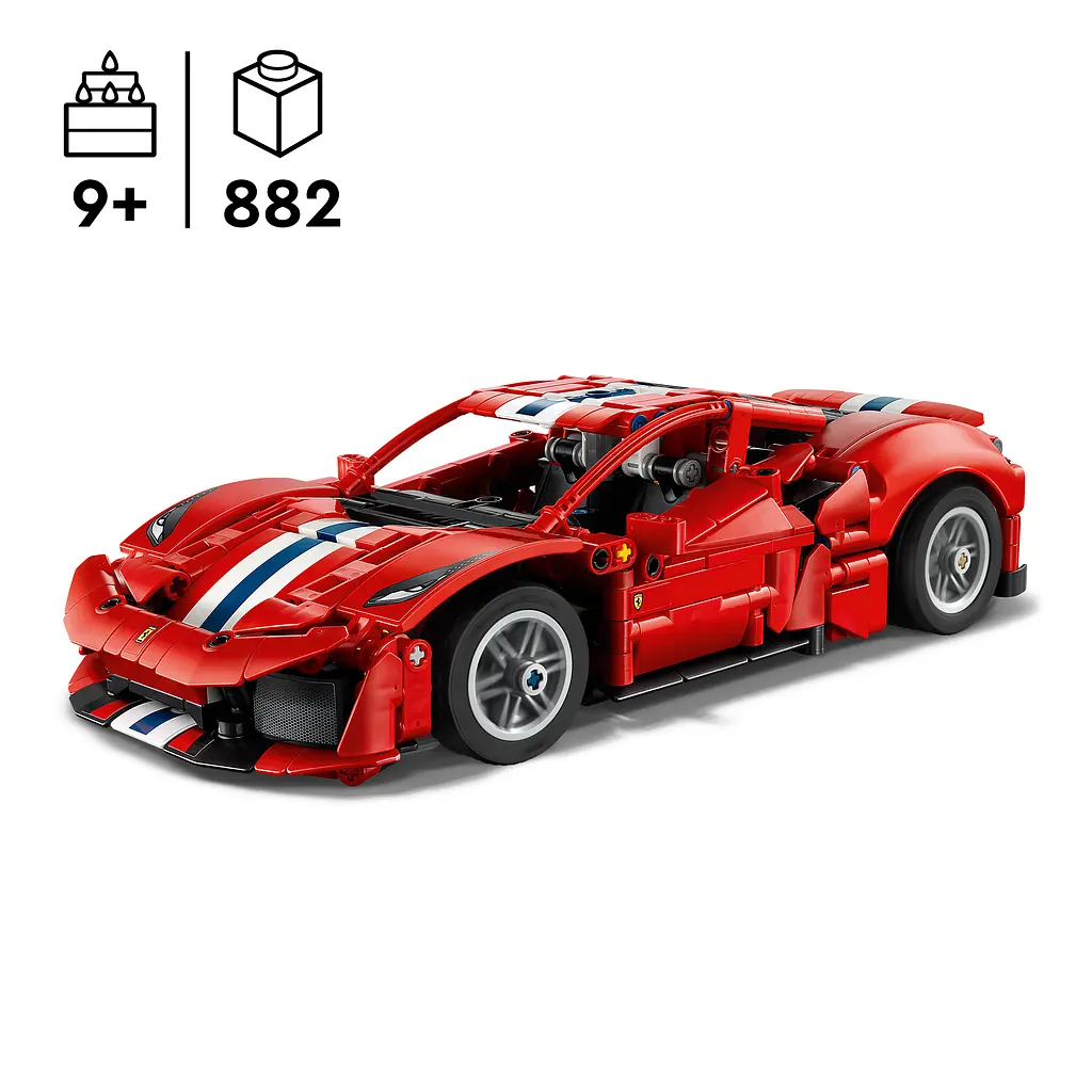 Конструктор LEGO Technic Автомобіль Ferrari 488 Pista 882 ел.(42235) - фото 5
