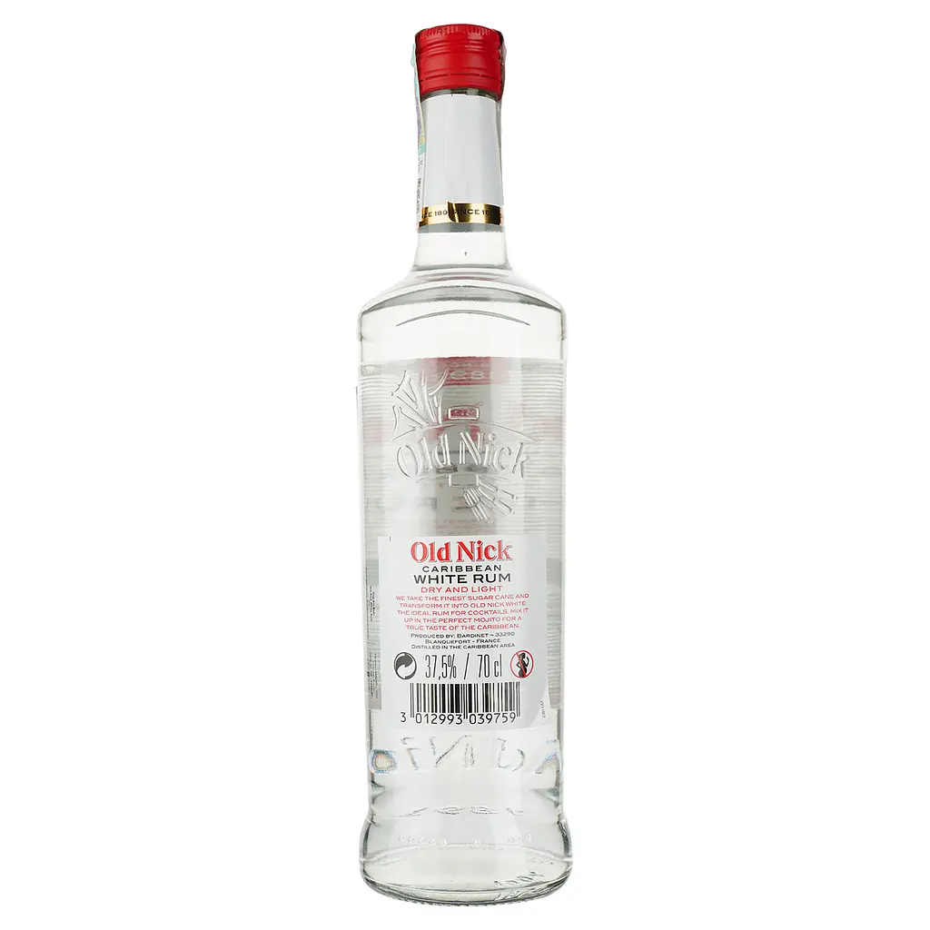 Ром Old Nick Caribbean White Rum 37.5% 0.7 л - фото 2