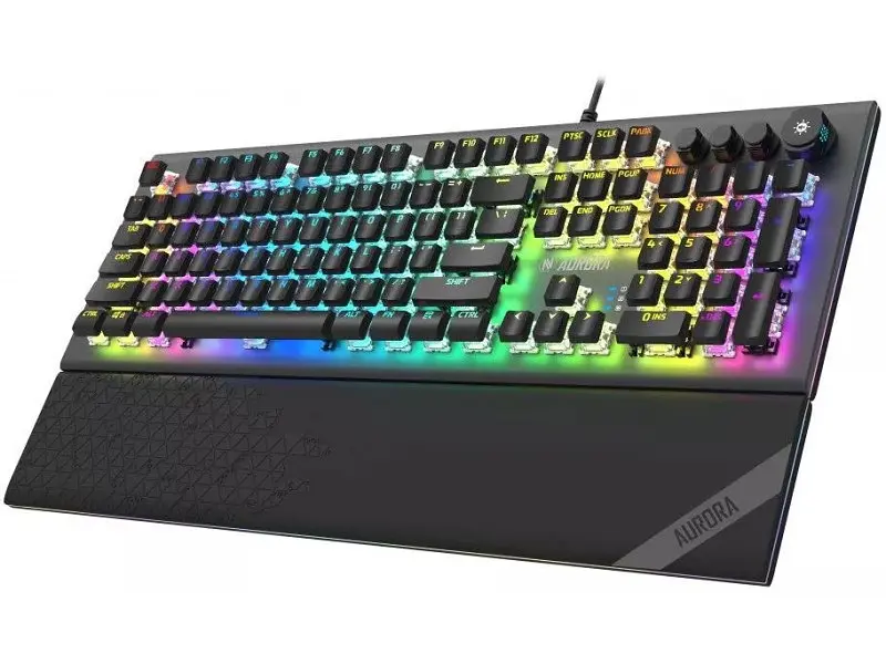 Клавіатура з мишею iBOX Aurora K-5 KRGD Red Switch USB Graphite (IKGMK5) - фото 2