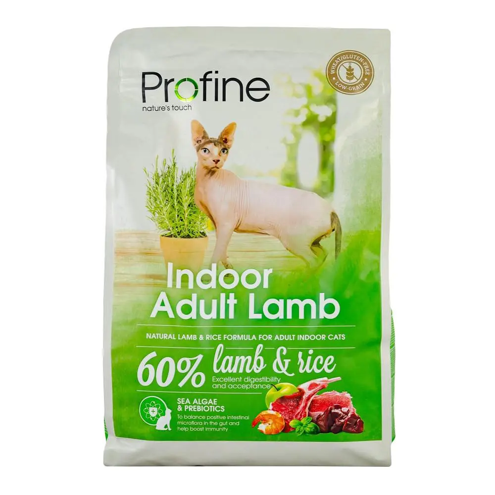 Сухий корм Profine Indoor для кішок, що живуть у приміщенні, з ягнятиною та рисом, 2 кг - фото 3
