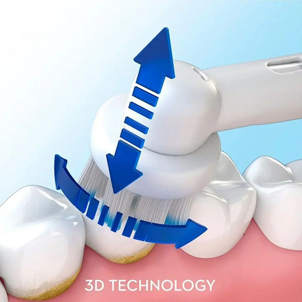 Електрична зубна щітка Oral-b D305.523.3 Laboratory White [148547] - фото 6