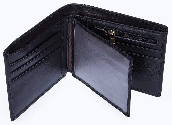 Мужской кожаный кошелек Vintage 12х10х2 см acs0016093 - фото 5
