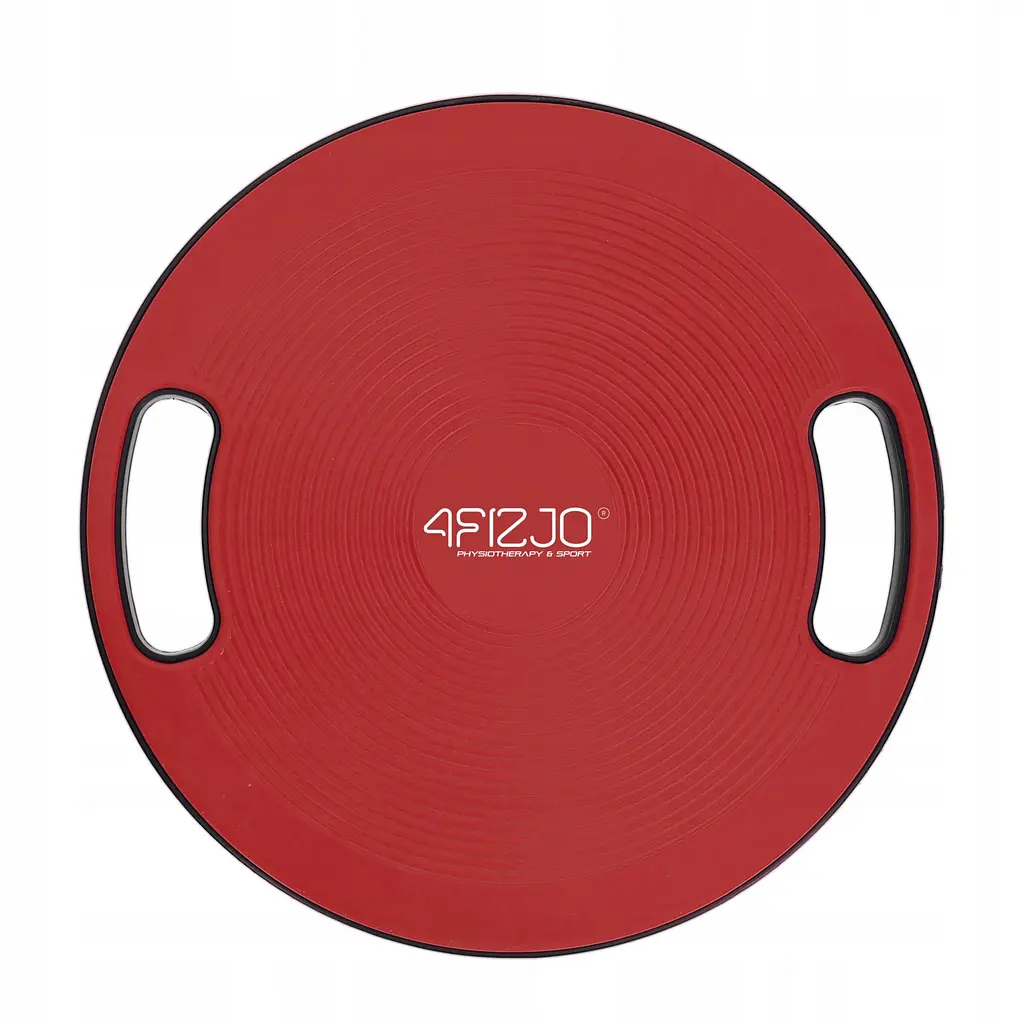 Балансировочная платформа 4FIZJO круглая, пластиковая 4FJ0621 Red/Black (P-5905973400626) - фото 4