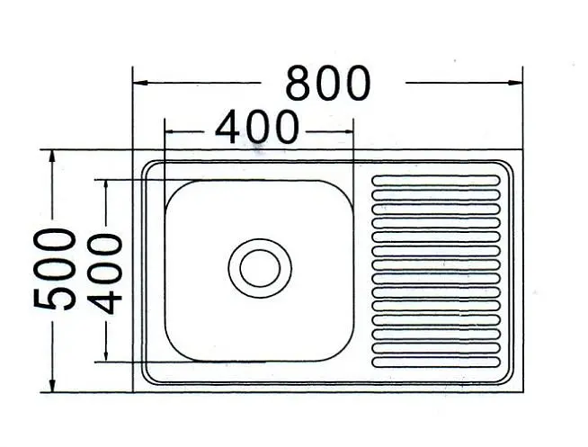 Кухонная мойка Mira MR 8050 Satin Right - фото 3