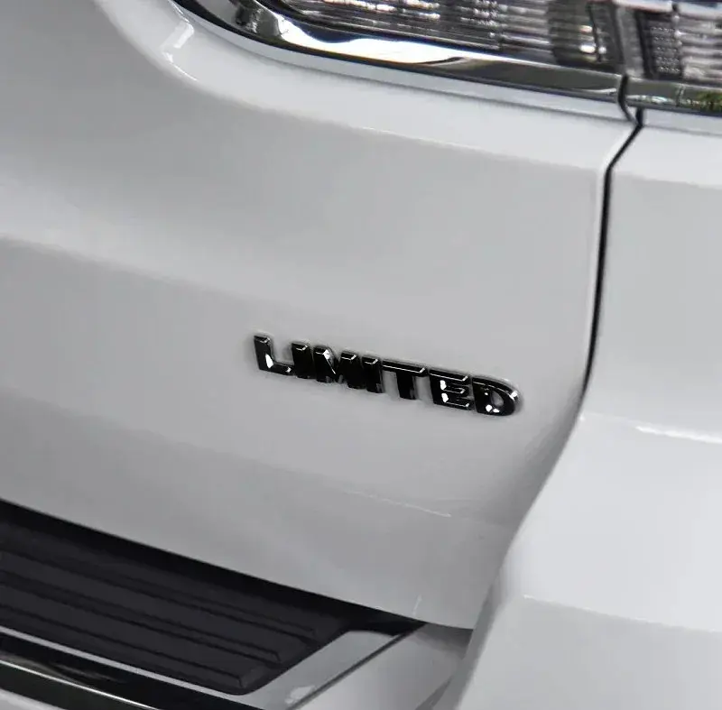 Емблема напис Limited для Jeep чорна 140х22мм метал (на скотчі) - фото 2