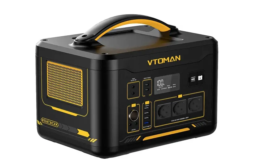 Зарядна станція Vtoman Jump 1500X PB-22 (828 Вт/г) 1500W - фото 4