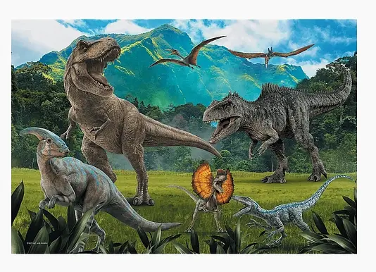 Пазлы "Динозавры" / Мир динозавров 100 элементов 16441 Trefl, в коробке (5900511164411) - фото 2