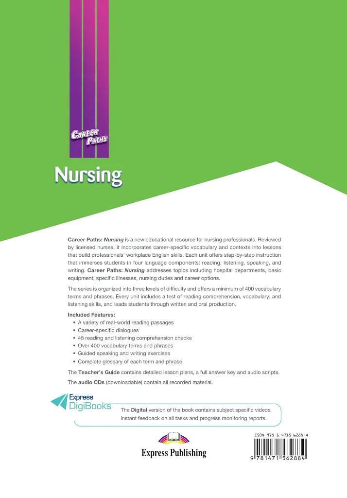 Career Paths. Nursing. Student's Book (with Digibooks App) - Вірджинія Еванс - фото 2