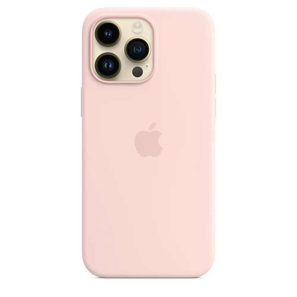 Чохол Silicone Case з MagSafe для Apple iPhone 14 Pro Max (Chalk Pink) ААА [72716] - фото 5