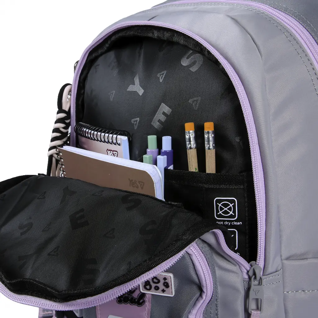 Рюкзак шкільний Yes TS-43L Rebel Soul 43х30х16 см сірий (550479) - фото 11