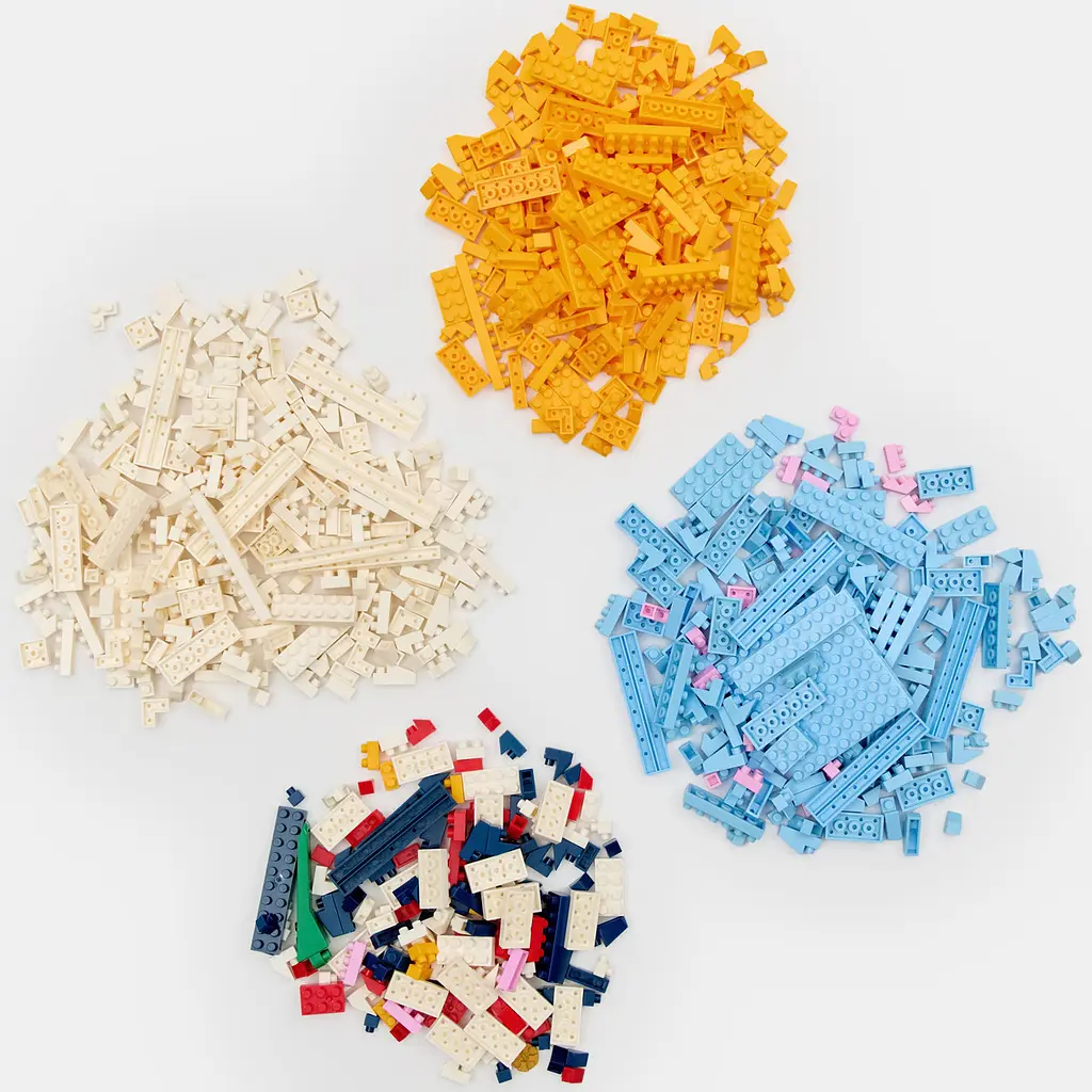 Конструктор Daya Mini Blocks Коргі 806 деталей, міні блоки, фігурка собаки коргі, подарунок для дітей від 8 років - фото 7
