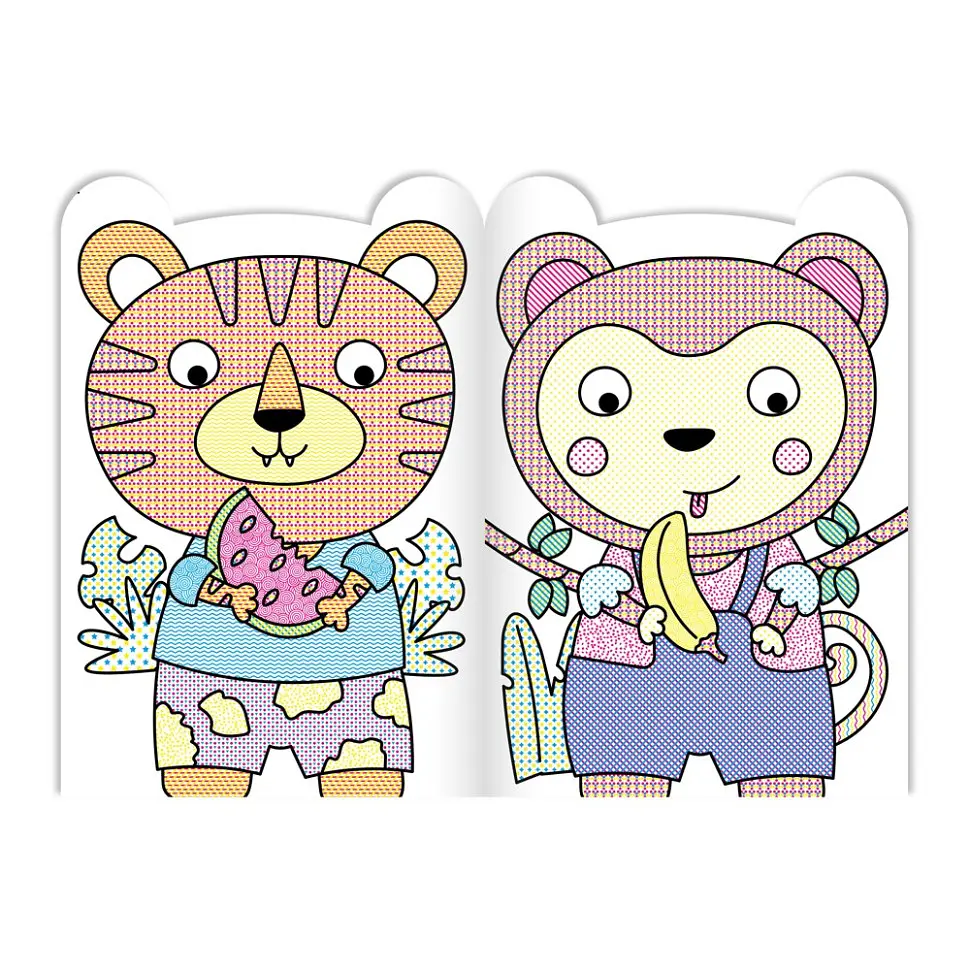 Дитяча розмальовка "Water Book Вухастики" Апельсин РМ-82-03, 6 аркушів - фото 2