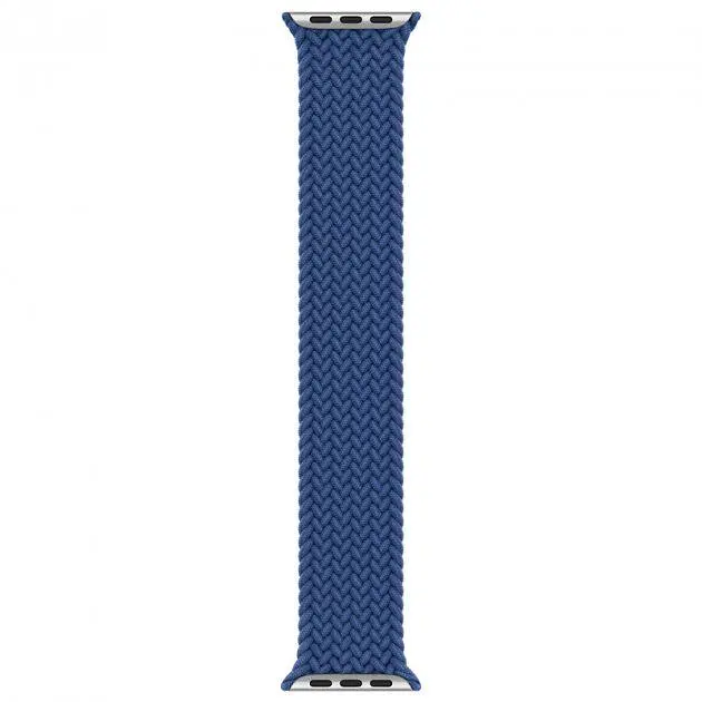 Ремінець Braided Solo Loop Band для Apple Watch 38/40/41mm Atlantic Blue Size 4 132mm [53999] - фото 3
