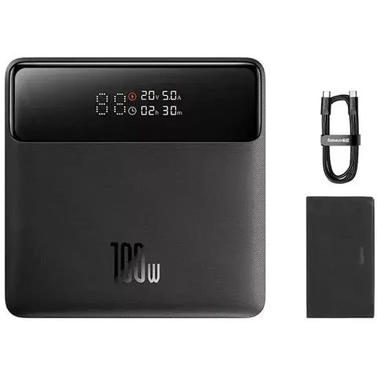 Портативная батарея Baseus Blade Power Digital Display Fast Charging HDEdition 20000 mAh 100W PPBL000301 Black - фото 6