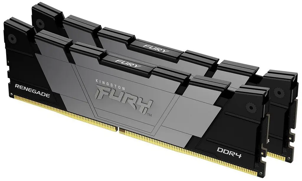 Модуль пам'яті Kingston Fury DDR4 16GB (2x8) Renegade 3200MHz Black (KF432C16RB2K2/16) - фото 2