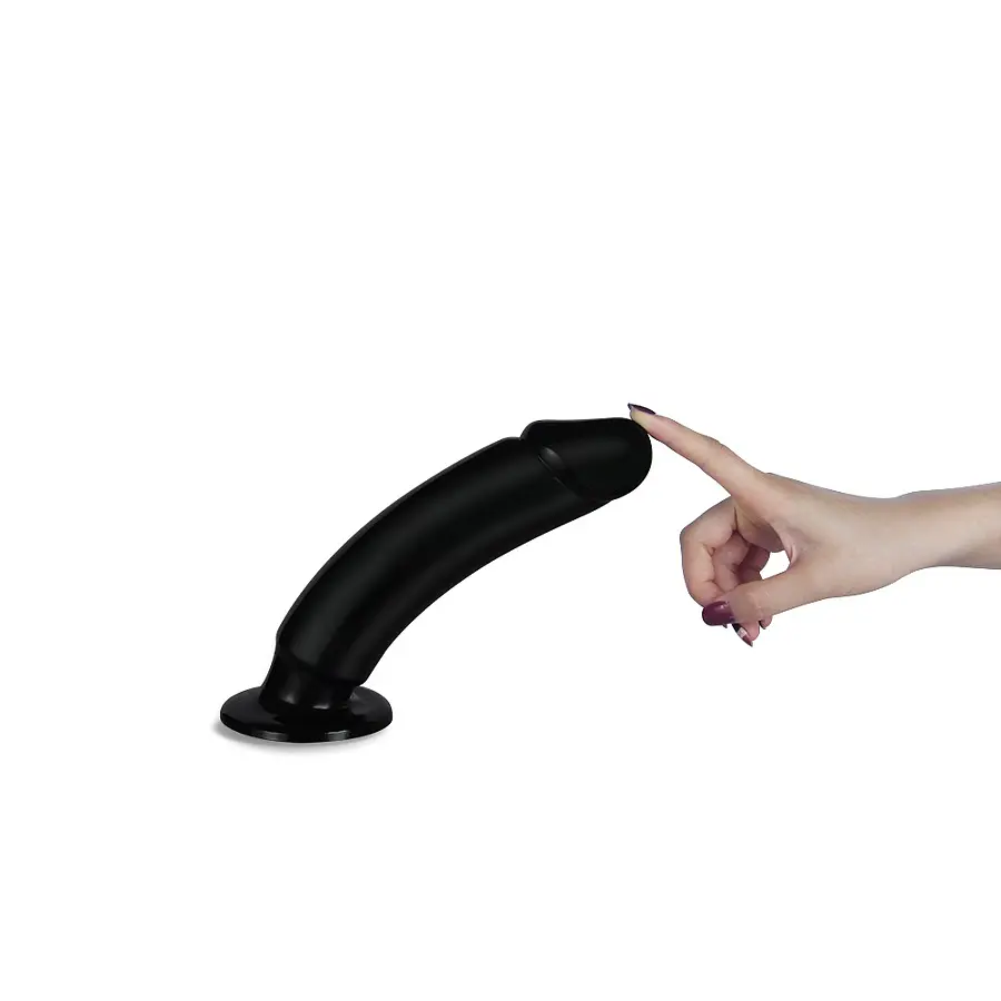Велика анальна пробка LoveToy - King-Sized Anal Dildo, 23.5х5 см, чорна - фото 2