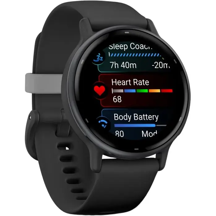 Смарт-часы Garmin vivoactive 5 Slate Aluminum Bezel with Black Case and Silicone Band (010-02862-10) - фото 2