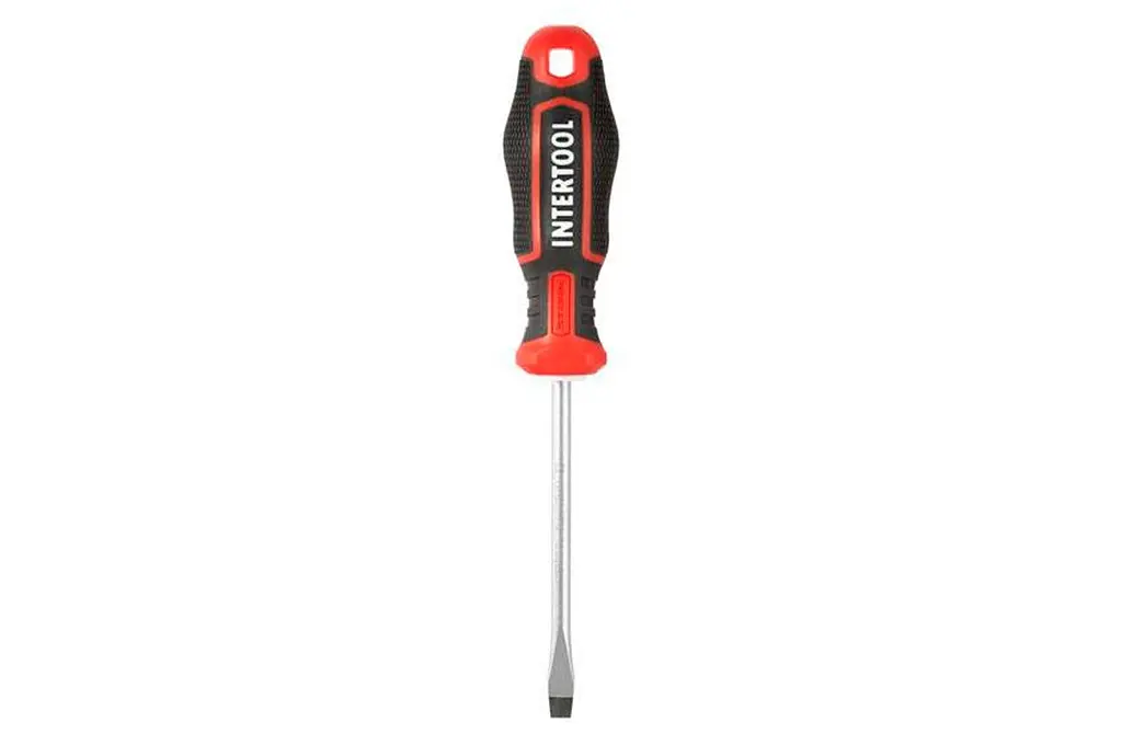 Отвертка плоская шлицевая Intertool SL6 x 100 мм Storm VT-3410 - фото 3