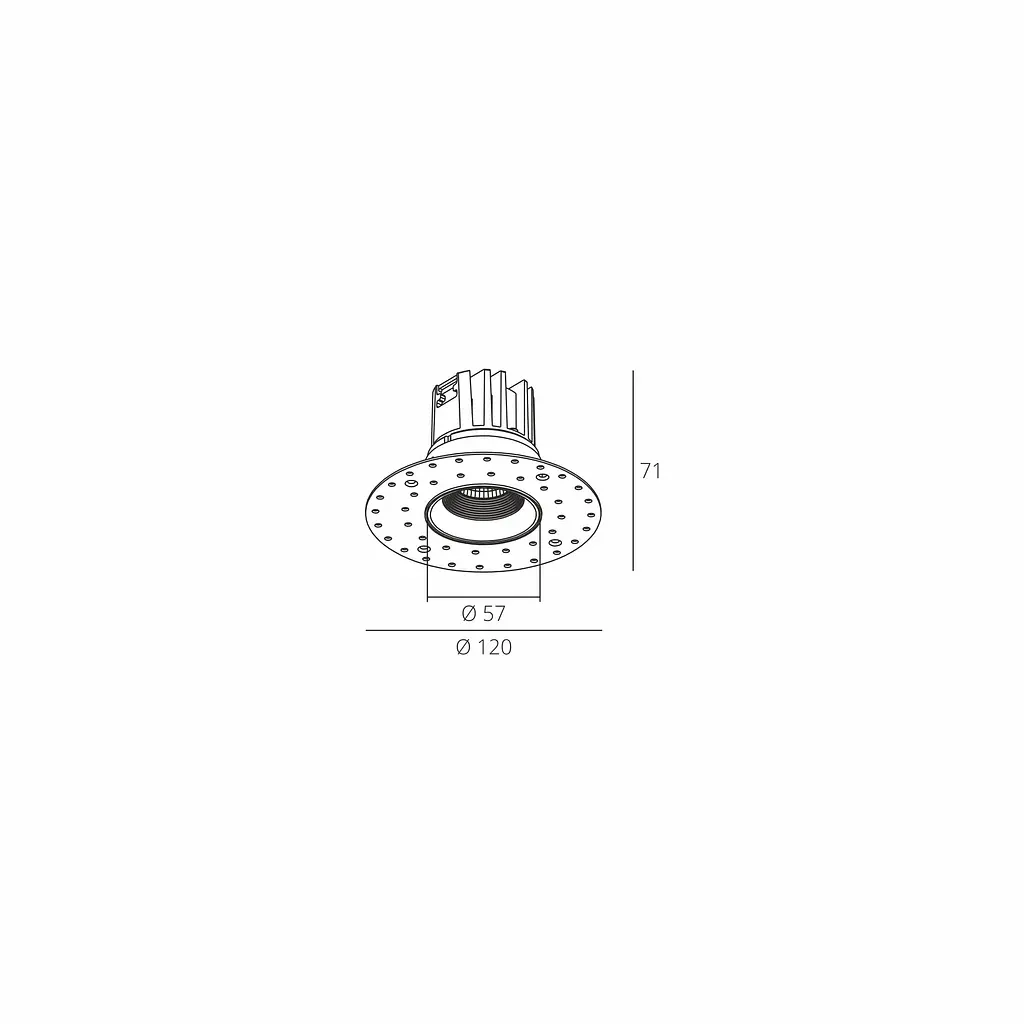 Встраиваемый светильник Skarlat RSL74236 10W WH 4000K - фото 2
