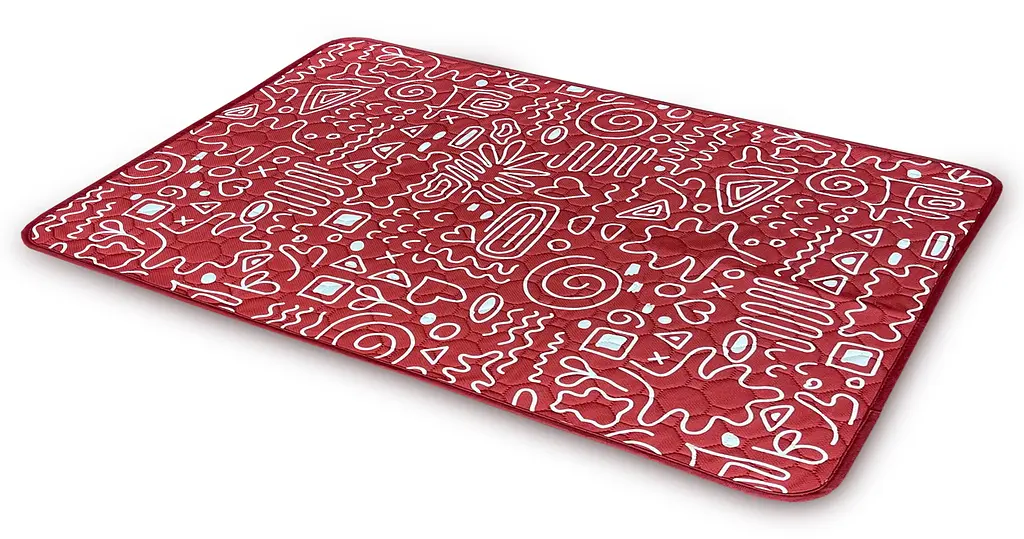 Багаторазова пелюшка для дітей Pelushka Red Abstraction, 40х60 см