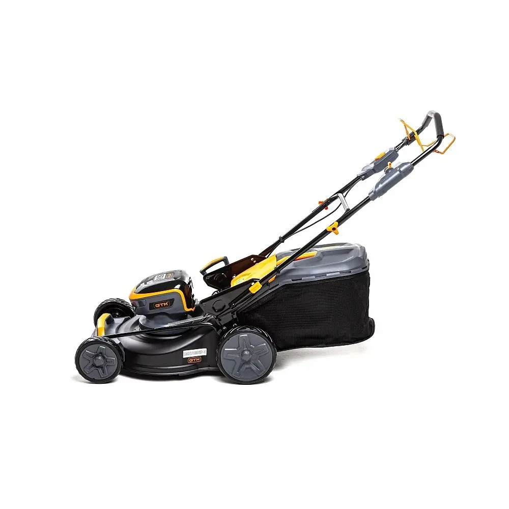 Газонокосарка акумуляторна самохідна GTM LM56/480SP-V (48 см, 25-80 мм, 55 л, BL, GTM 56 В, без акумуляторів та зарядного пристрою) - фото 5