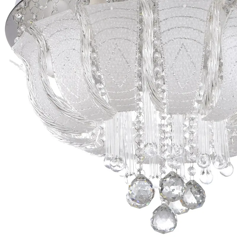 Люстра потолочная Brille торт хрустальная E14 CH (BCL-458C/6) - фото 2