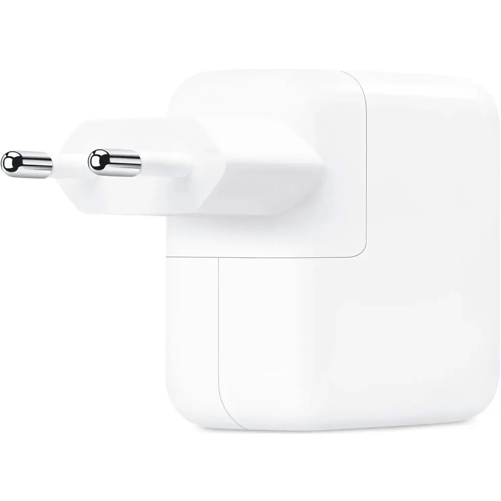 Зарядний пристрій Apple 35 Вт подвійний USB-C адаптер живлення, модель A2676 (MW2K3ZM/A) - фото 3