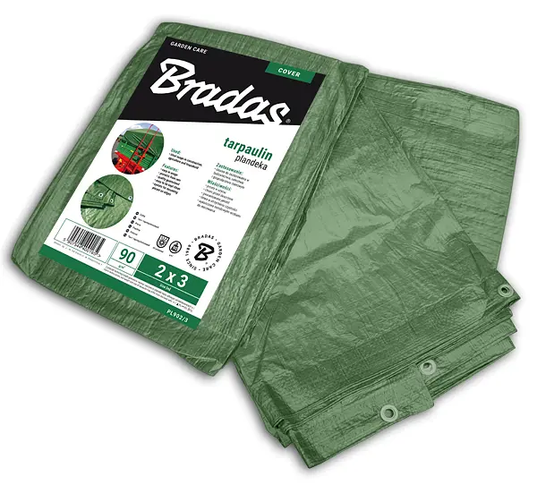 Тент посилений Bradas GREEN 90 г/м² 10 x 15 м PL9010/15