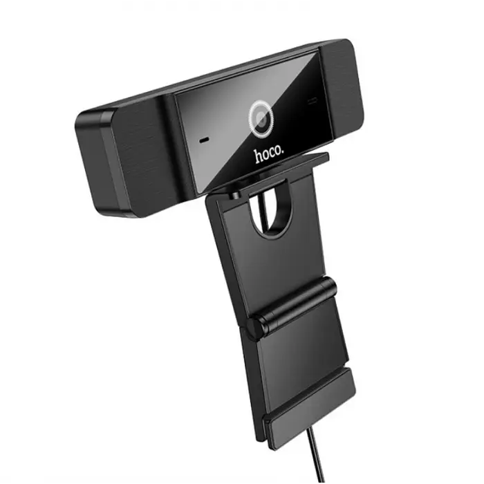 Вебкамера для комп'ютера HOCO D100 1.5 м, USB, 1080P Чорний - фото 5