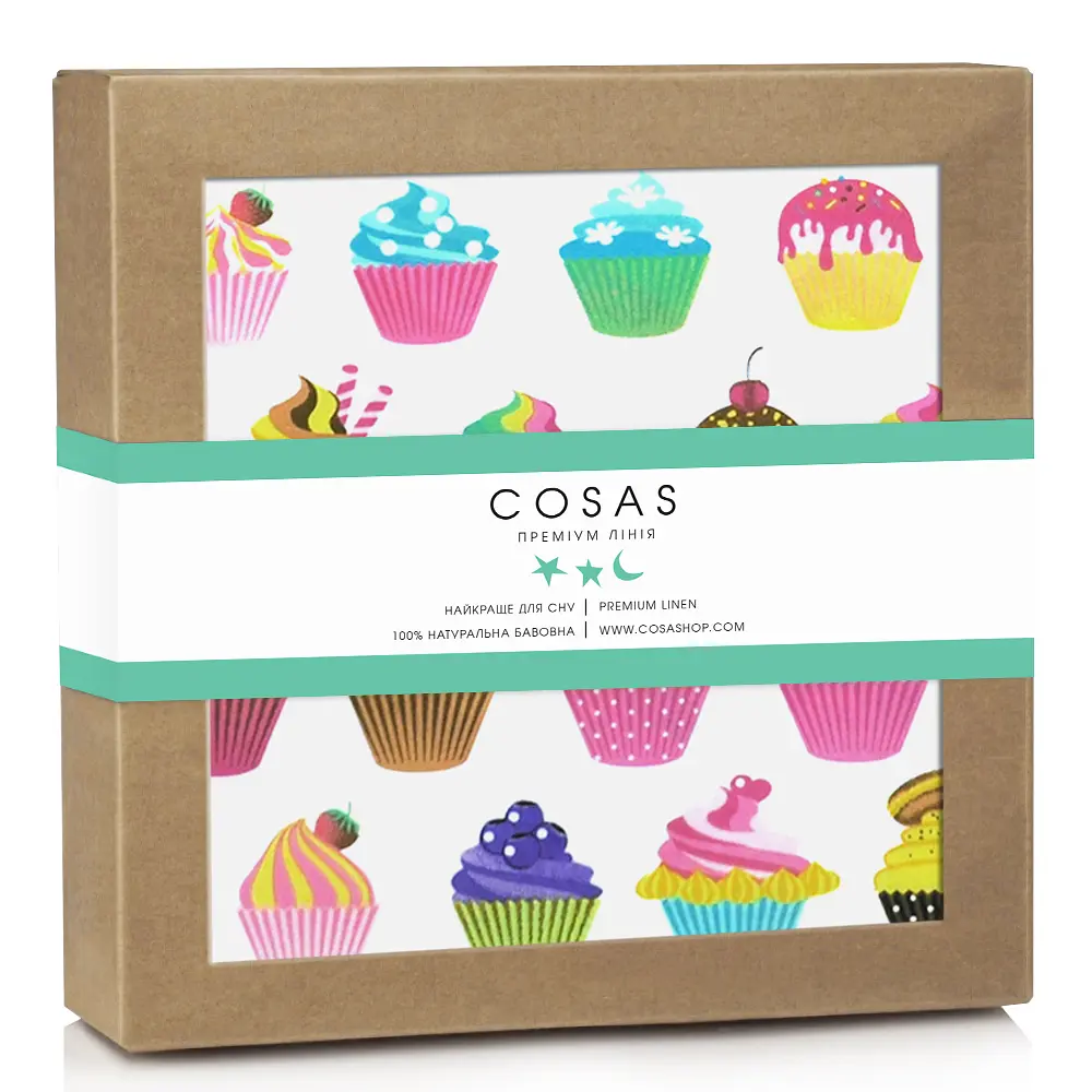 Багаторазова непромокаюча пелюшка 70х120 CAKES COSAS (4822052024393)