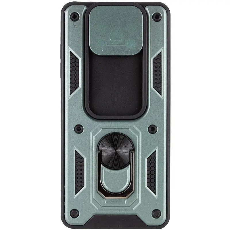 Чехол Ummi Camshield Serge Ring для Xiaomi Poco X3 NFC / Poco X3 Pro Зеленый / Green - фото 2