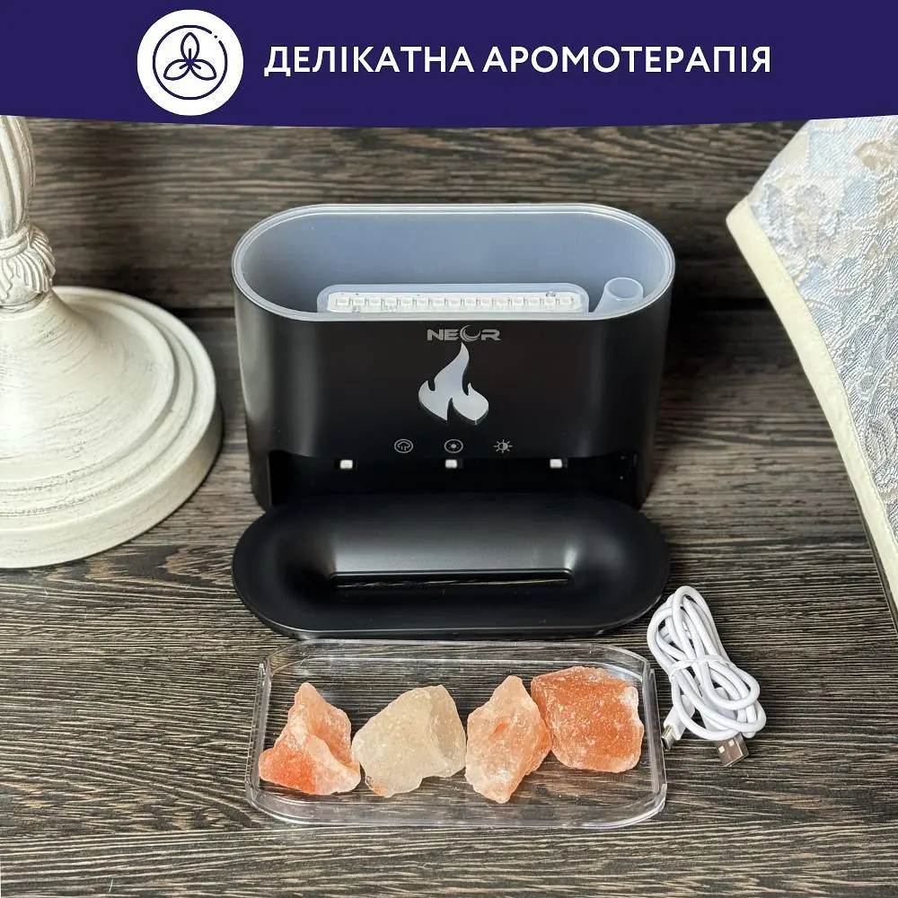 Увлажнитель воздуха Neor Flame Aroma 25ML10 BK (22307026) - фото 11