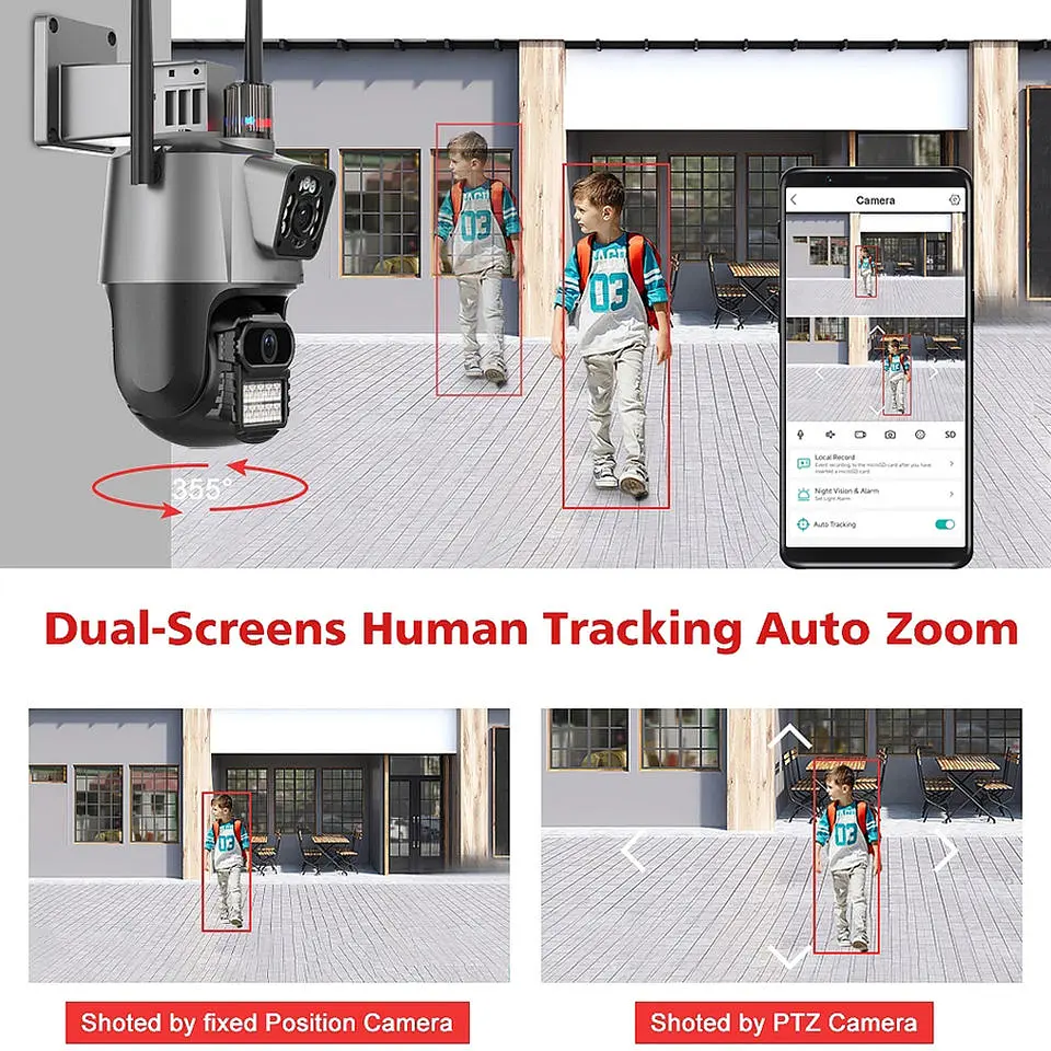 Камера видеонаблюдения XPRO PTZ WiFi с возможностью дальнего доступа P11, 3MP (41564-15968_1082) - фото 10