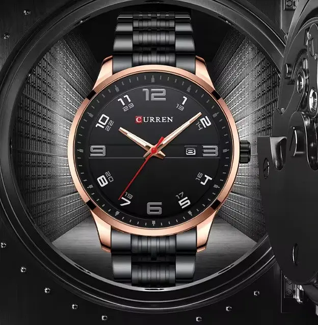 Годинник наручний Curren 8411 Black (18691) - фото 7