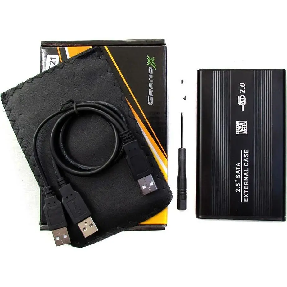 Кишеня зовнішня Grand-X HDE21 USB 2.0 - фото 3