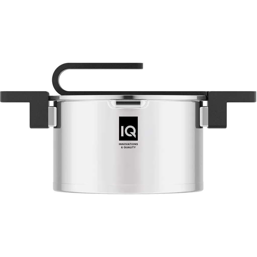 Каструля IQ Be Smart з кришкою 22 см 4.2 л (IQ-2053-22) - фото 2