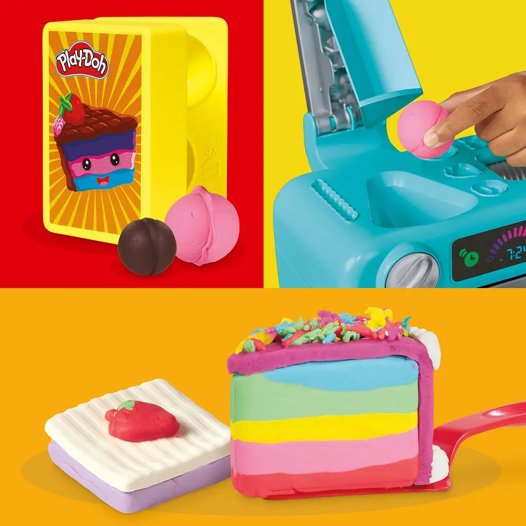 Набор для творчества Hasbro с массой для лепки Play-Doh Super Slice Cake (G0497) - фото 8