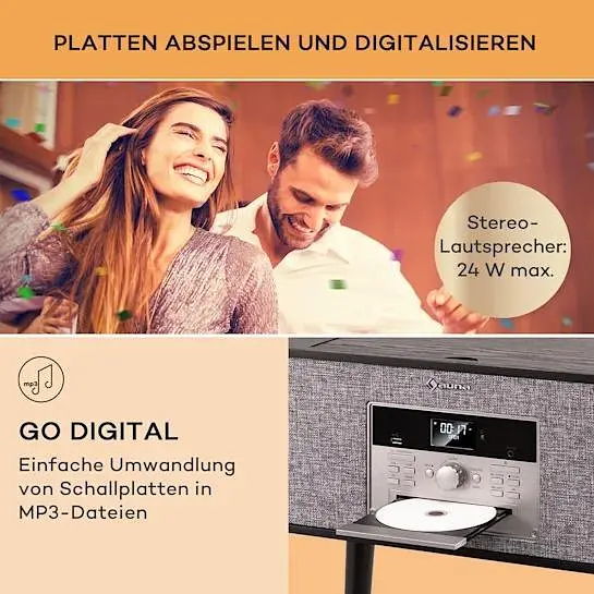 Програвач вінілу Auna Julie Ann (10039055 ) - фото 5