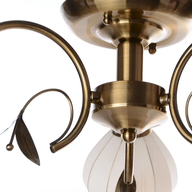 Люстра потолочная Brille классическая E14 40W BZ (LK-280C/3) - фото 5