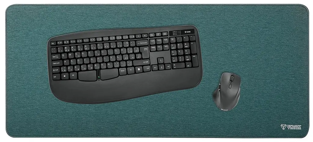 Килимок для мишi Yenkee YPM 9040GN Office pad XXL (7090602) - фото 2