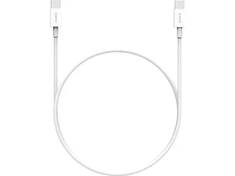 Кабель Orico USB Type-C to USB Type-C 100W 1m White (CA913381) - фото 3