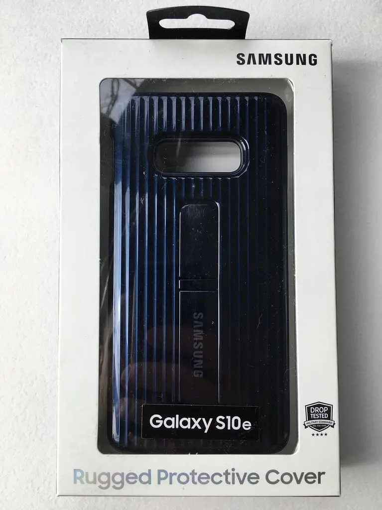 Чохол оригінальний з підставкою Official Protective Standing Cover EF-RG970CLEGRU Samsung Galaxy S10e Blue Navy - фото 4