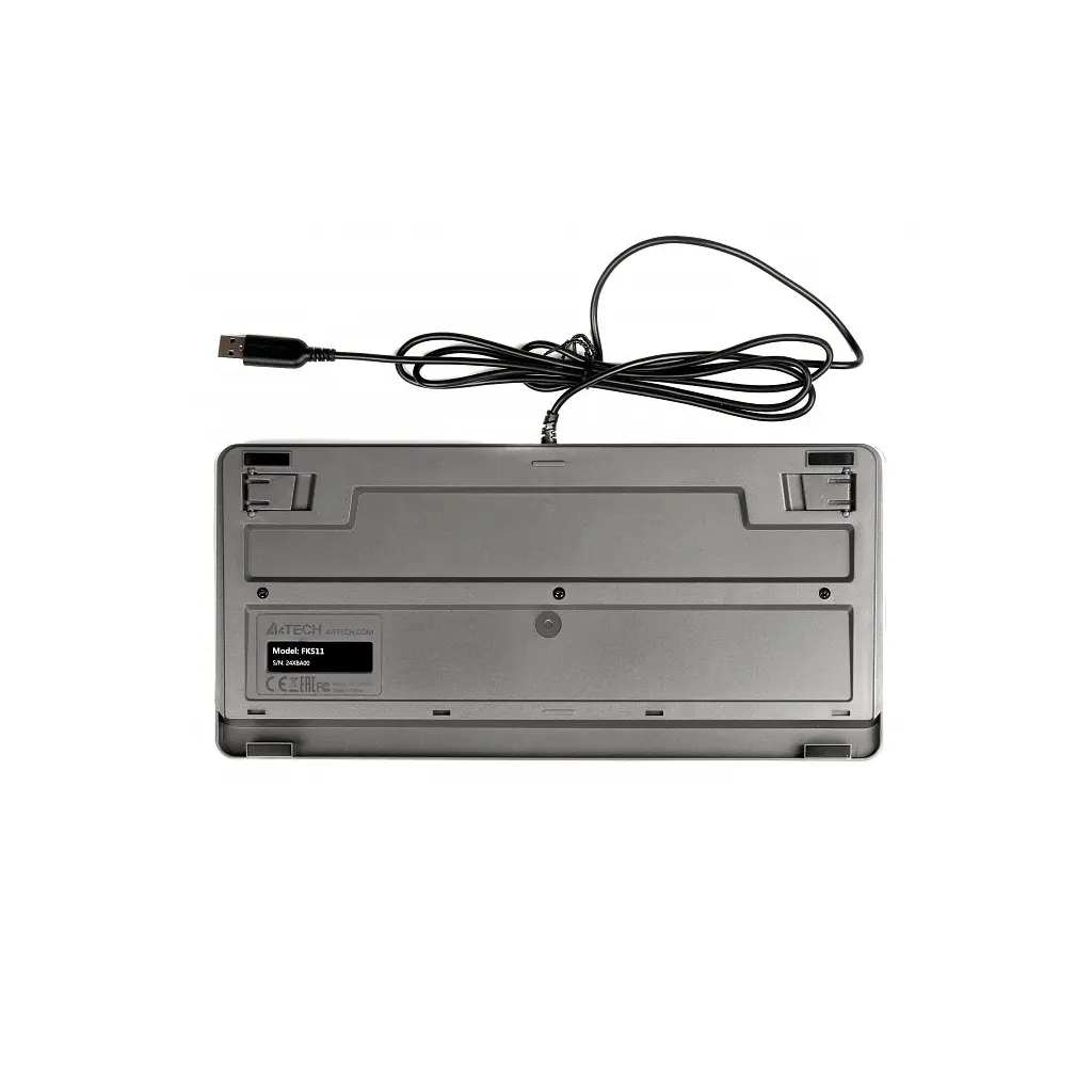 Клавіатура A4Tech FKS11 USB Grey (4711421960458) - фото 6