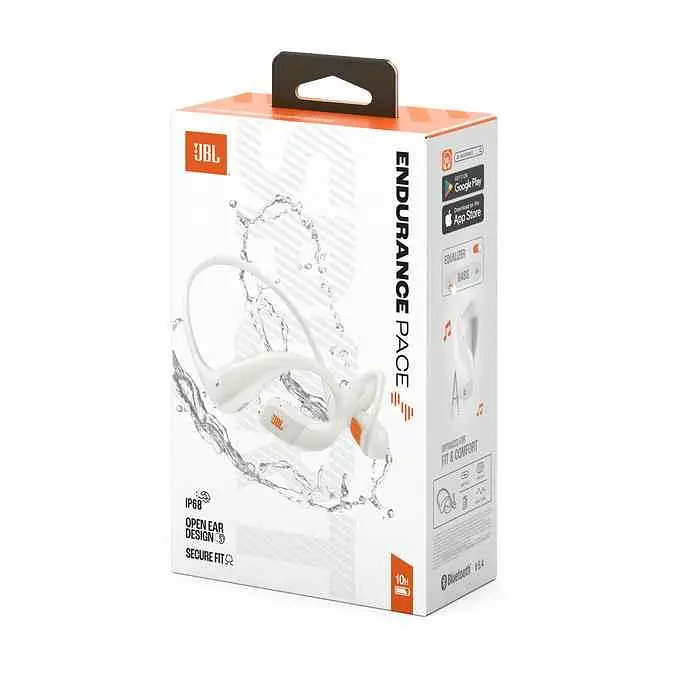 Спортивні бездротові TWS-навушники JBL Endurance Pace White - фото 10