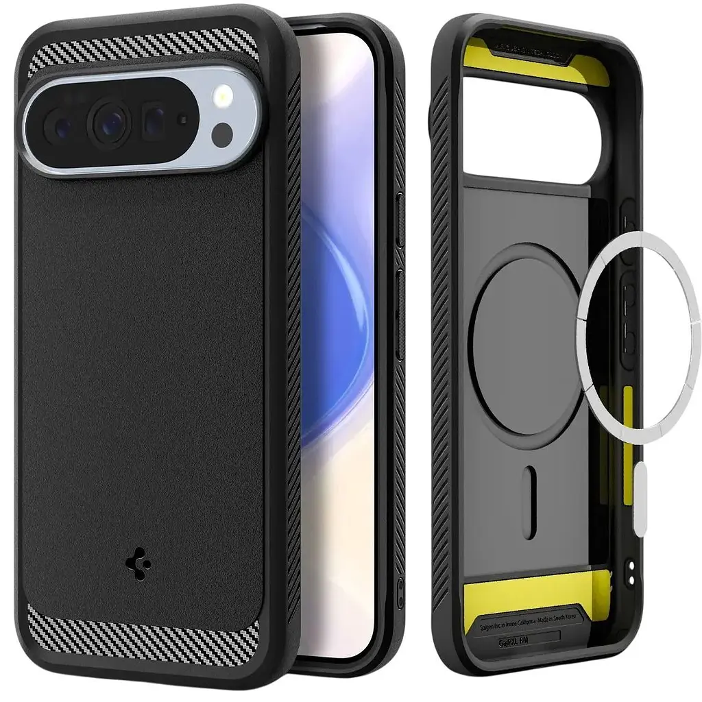 Чохол Spigen Rugged Armor MagSafe для Google Pixel 10 / 10 Pro Matte Black (ACS09698) [145615] - фото 7
