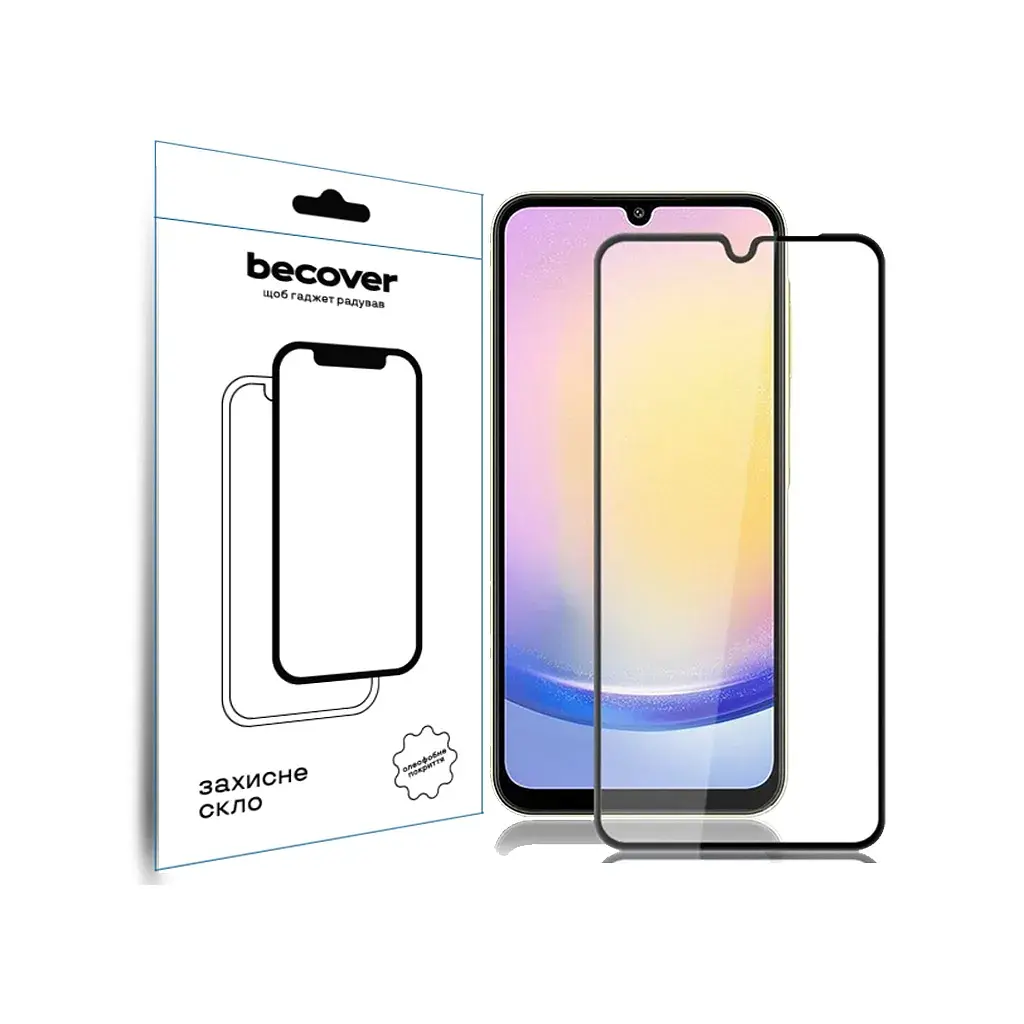 Скло захисне BeCover Samsung Galaxy A26 SM-A266 Black (712885)
