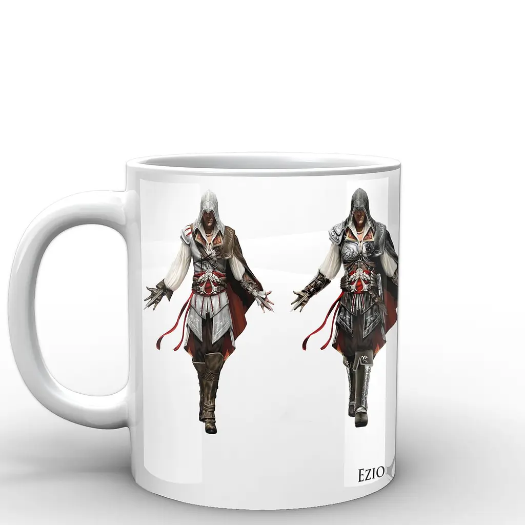 Кухоль GeekLand Assassins Creed головний герой AC.02.04 330 мл білий - фото 2