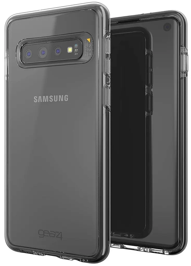 Оригінальний прозорий чохол для Samsung Galaxy S10 Plus (G975) GEAR4 Piccadilly D3O Black Протиударний - фото 10