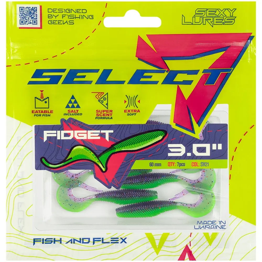 Силикон Select Fidget 3" SV21 (7 шт/уп) - фото 2